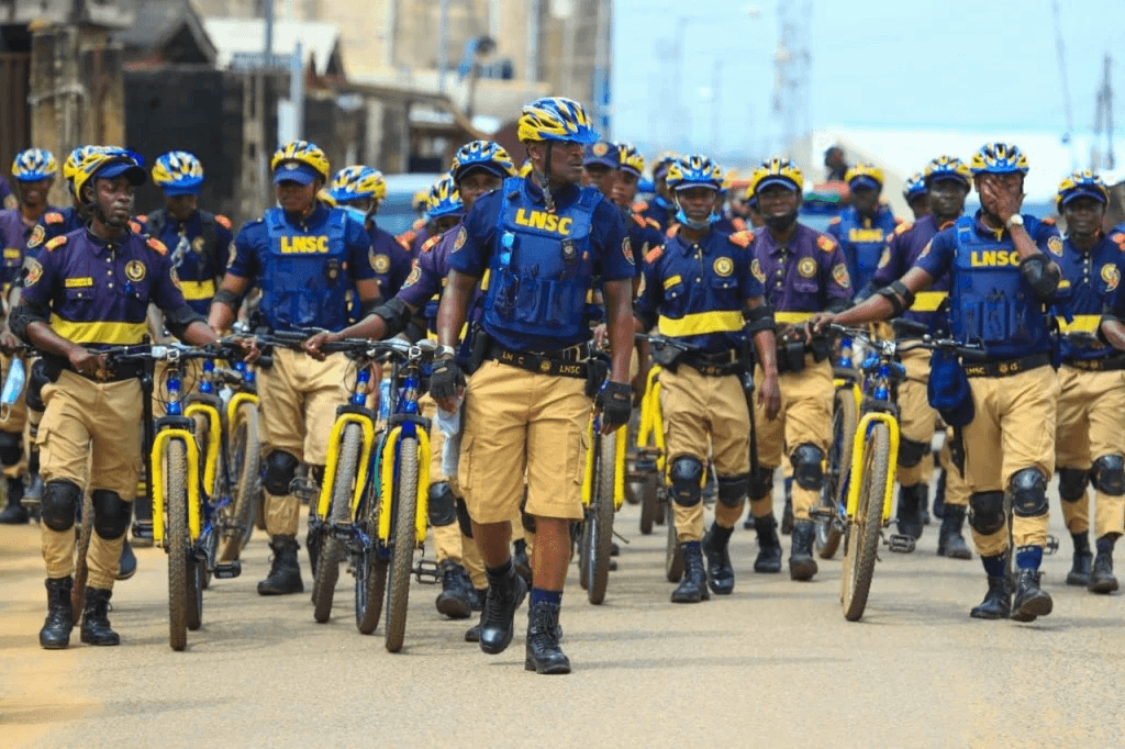 Officers on bikes